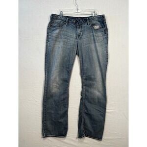 Silver Jeans Co Tuesday Bootcut Jean Medium Wash Low Rise Size 16/33 W1525SSR154
